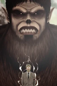 Zeke Yeager Attack On Titan Original Image Deluxe Metal Poster
