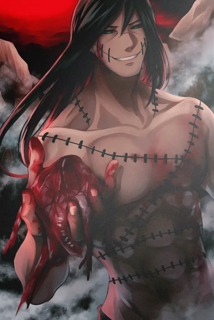 kakuzu Naruto Original Image Aluminium Metal Poster