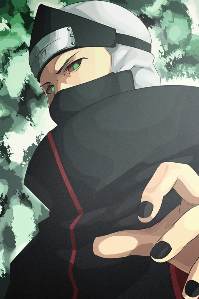 kakuzu Naruto Original Image Deluxe Metal Print