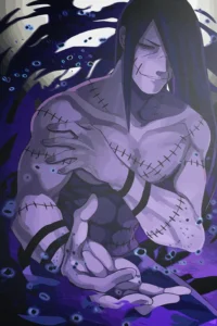 kakuzu Naruto Original Image High Quality Printed Metal Wall Art