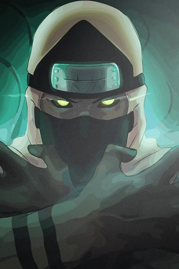kakuzu Naruto Original Image Printed Metal Wall Art