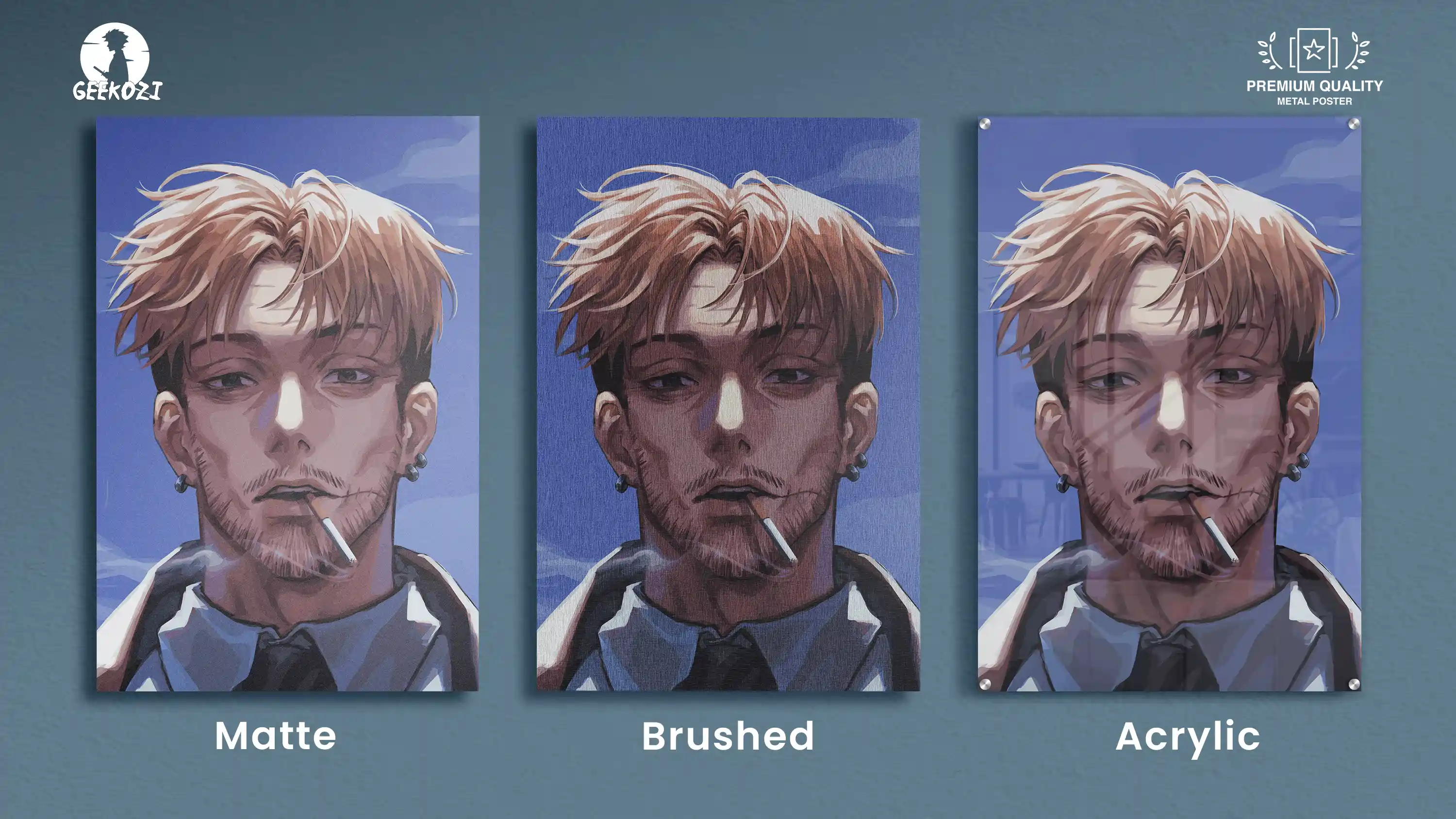 kishibe Chainsaw Man All Product Types Premium Metal Poster